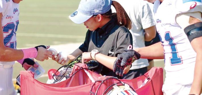 スポーツ現場で実践