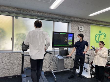 歩行分析の様子