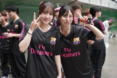 TMS理学療法士科１年生スポーツ大会の様子